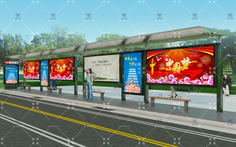 雅致候车亭YCHY-011